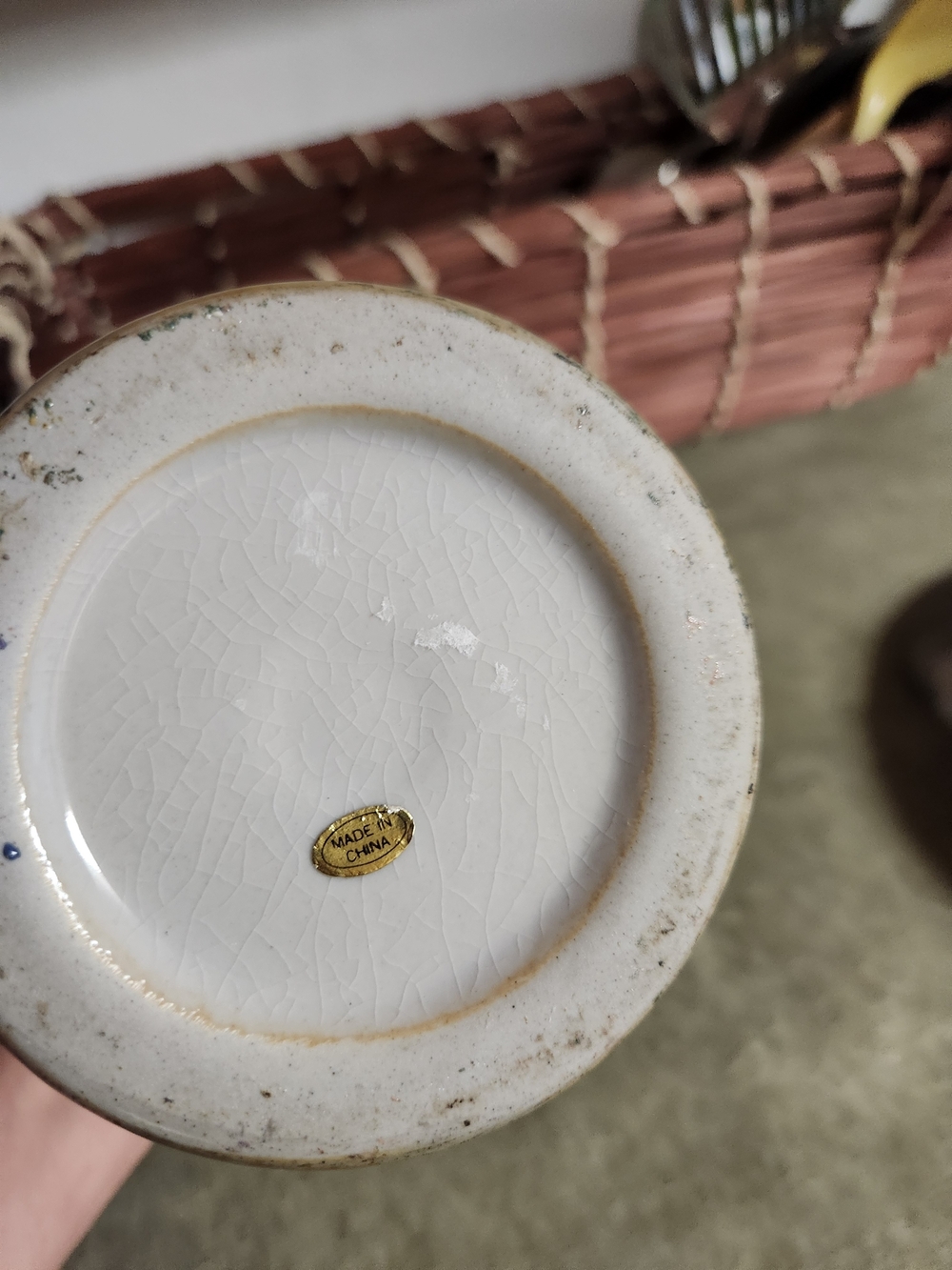 Hand Painted Pottery Vase - Picture 8 of 11
